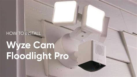 wyze cam floodlight v2 installation